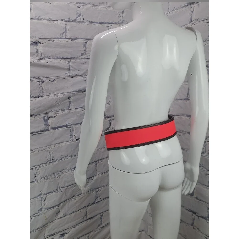 Emilio Pucci Women's Vintage Y2K 90s Genuine Leather Belt Italy Medium 28-31